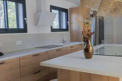 Image de Entre mer turquoise et piscines naturelles, villa moderne avec piscine privée