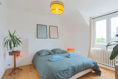 Chambre d'hôtes 'Chambre 2' avec jardin partagé et Wi-Fi