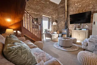Grange dans le Peak District avec Vue