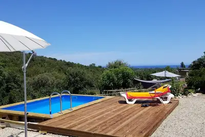 Image de Rez de Villa entre mer et Massif de Bavella, magnifique vue.