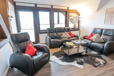 Image de Appartement \"Talblick\" avec vue sur les montagnes, terrasse partagée et Wi-Fi