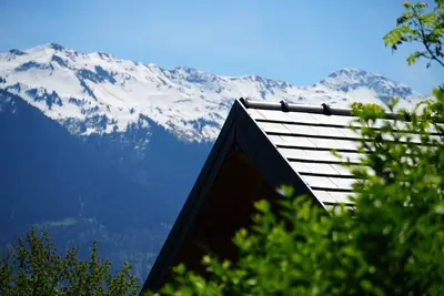 Image de Maison de Campagne chaleureuse, vue montagne.