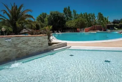 Image de Mobil Home climatisé avec terrasse au camping l'Escale à Agde à 900m de la plage