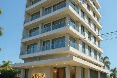 Image de Area Green: Modern apartment with swimming pool, gym and barbecue area