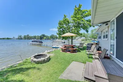 Lakefront Gem w/ Watercrafts & Dock in Coldwater!