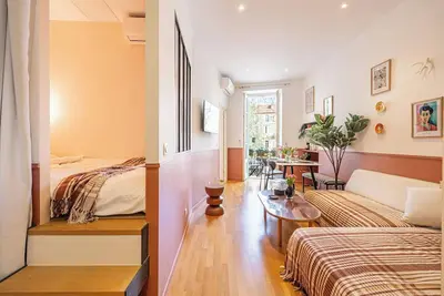 Image de Meilleur emplacement, plage à 3 min, 2 ch, clim!