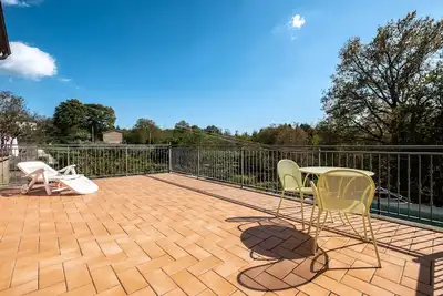 Image de Maison de vacances 'La Casetta Del Caminetto' avec piscine partagée, jardin partagé et balcon