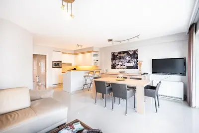 Image de Appartement sur la côte belge avec vue mer