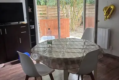 Image de T3 : charmant petit nid douillet + jardin privatif 80m2