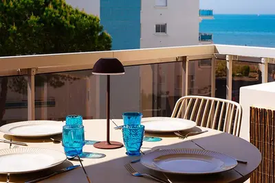 Image de Le Calypso - Magnifique terrasse vue mer - Accès à 100m de la plage du Boucanet