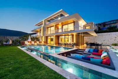 Image de Kalkan Da DENİZ Manzarali ÖZEL Havuzlu LÜKS VİLLA