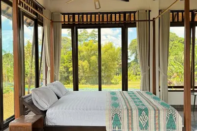 Image de Serene 3-bedroom Balinese Ricefield Paradise -Eat Pray Love in Ubud WiFi, Ac.