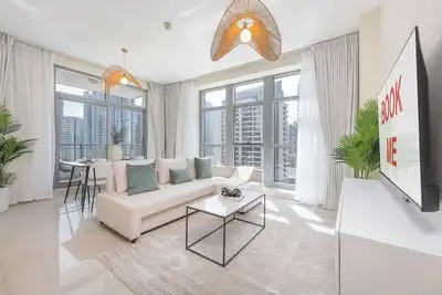 Image de StayShort - Comfortable 1br Minutes from Burj Khalifa & Dubai Mall