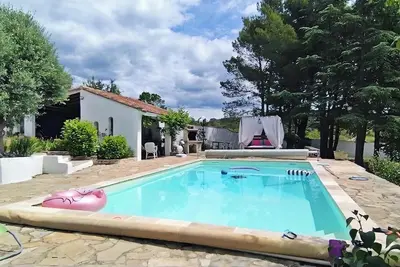Image de Superbe Villa avec piscine - Vue exceptionnelle, 30min de la Mer