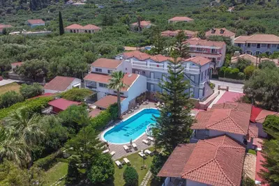 Image de Nestled in Keri, 500m from the Ionian Sea, this complex offers comfort, relaxation, and beauty.