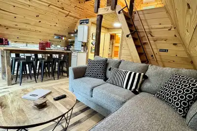 Image de The A-Frame at The Lake-Mammoth Cave-Ferry-Cabin