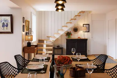 Image de Maison spacieuse de 4 pers. à 300 mètres de la plage de Tourony