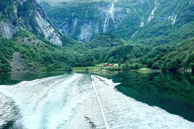 Original fjord house in its own beautiful fjord arm of the Sognefjord