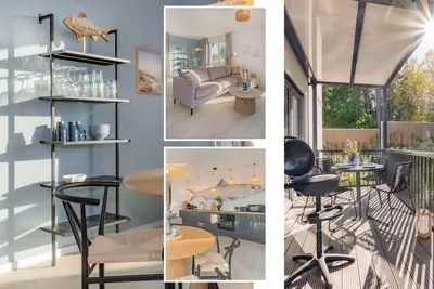 Image de Modern bluefish hut with balcony - only 800 m to the beach