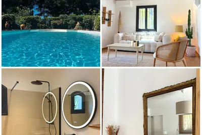 Image de Belle villa indépendante de plein pied avec piscine, vue et borne de recharge!