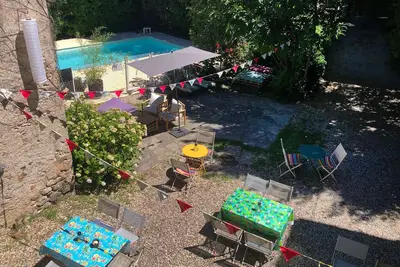 Image de Grande maison de vacances avec piscine dans les Cévennes