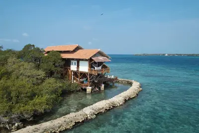Image de Private Island Retreat with Natural Pool & 360° Ocean Views - Near Cartagena