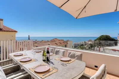 Image de Villa 'Perdices' avec vue sur mer, piscine et près de la plage