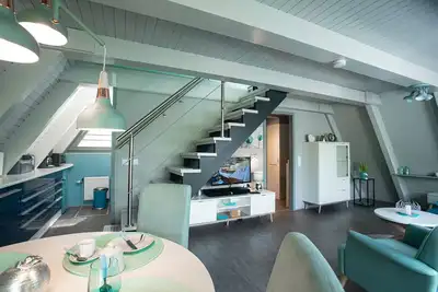 Image de Maison de vacances 'Waldperle' avec vue sur les montagnes, terrasse privée et Wi-Fi