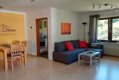 Image de Appartement \"Haus Wiesengrund\" avec vue sur les montagnes, jardin partagé et Wi-Fi