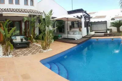 Image de Lux Villa Long-Term Rent for 7 ppl, Private pool, Sauna, Tennis, Gym, Golf, swim