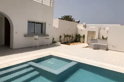 Image de Charming 4-bedroom villa with pooland with WiFi in delightful Houmt Souk