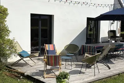 Image de Belle maison avec jardin, terrasse, Wifi au centre de Perros-Guirec