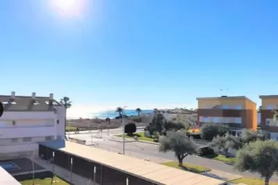 Image de Appartement 'Duplex Mediterranea' avec vue sur la mer, piscine partagée et climatisation