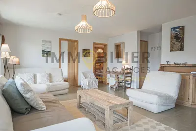 Image de Charmant bas de Chalet avec jardin / terrasse pour 4 (à 5) personnes, situé au calme à 50 mètres d'u