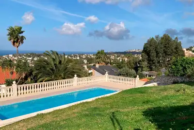 Image de Villa MontgĂł, with sea views, swimming pool, wifi and air conditioning.