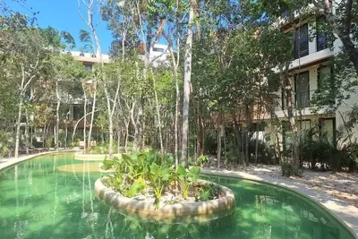Image de Cozy 1-bedroom apartment in peaceful Tulum with fitness room, WiFi