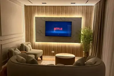 Image de Cozy & Classy Madinaty 2br, Wi Fi, Nespresso Bar, Close to Mall, Golf & Airport