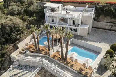 Image de Spacious villa with stunning sea views in Gouvia near Corfu Town, great for multigenerational travel