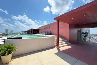 Image de Condo in Cancun with Pool, Gym and Coworking | Pet friendly, near Zh