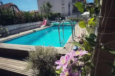 Image de Charmante maisonette de vacances avec piscine chauffée