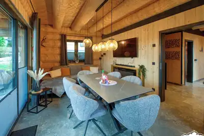 Image de House 9 Log cabin with 3 bedrooms and sauna