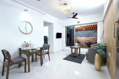 Image de Airy 1bhk with Balcony & Airport & Family Stay