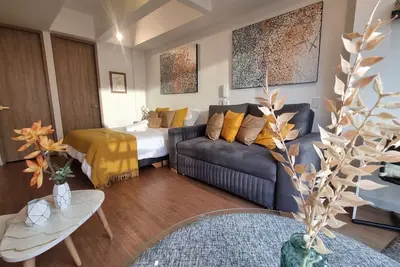 Spacious and cozy loft in usaquen, quiet, safe, exclusive area of Bogota.
