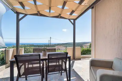 Image de Maison de vacances 'Amalia' avec vue sur la mer, Wi-Fi et climatisation