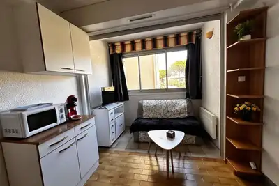 Image de Appartement 2 pièces à Narbonne Plage, proche plage, parking