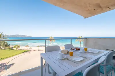 Image de Appartement 'Sa Maniga' avec vue sur la mer, Wi-Fi et climatisation