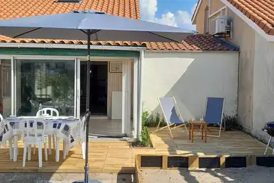 Image de Villa patio face à la plage avec parking, Capbreton