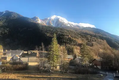 Image de Studio Le Refuge 4 couchages avec coin nuit, vue montagne, tout confort