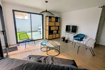 Image de Maison lumineuse à proximité de la plage