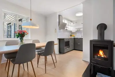 Image de 400m to Bryggen l Luxury l BergenHouse l Fireplace